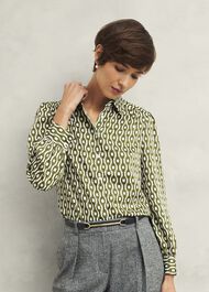 Tallie Shirt, Ivory Green, hi-res