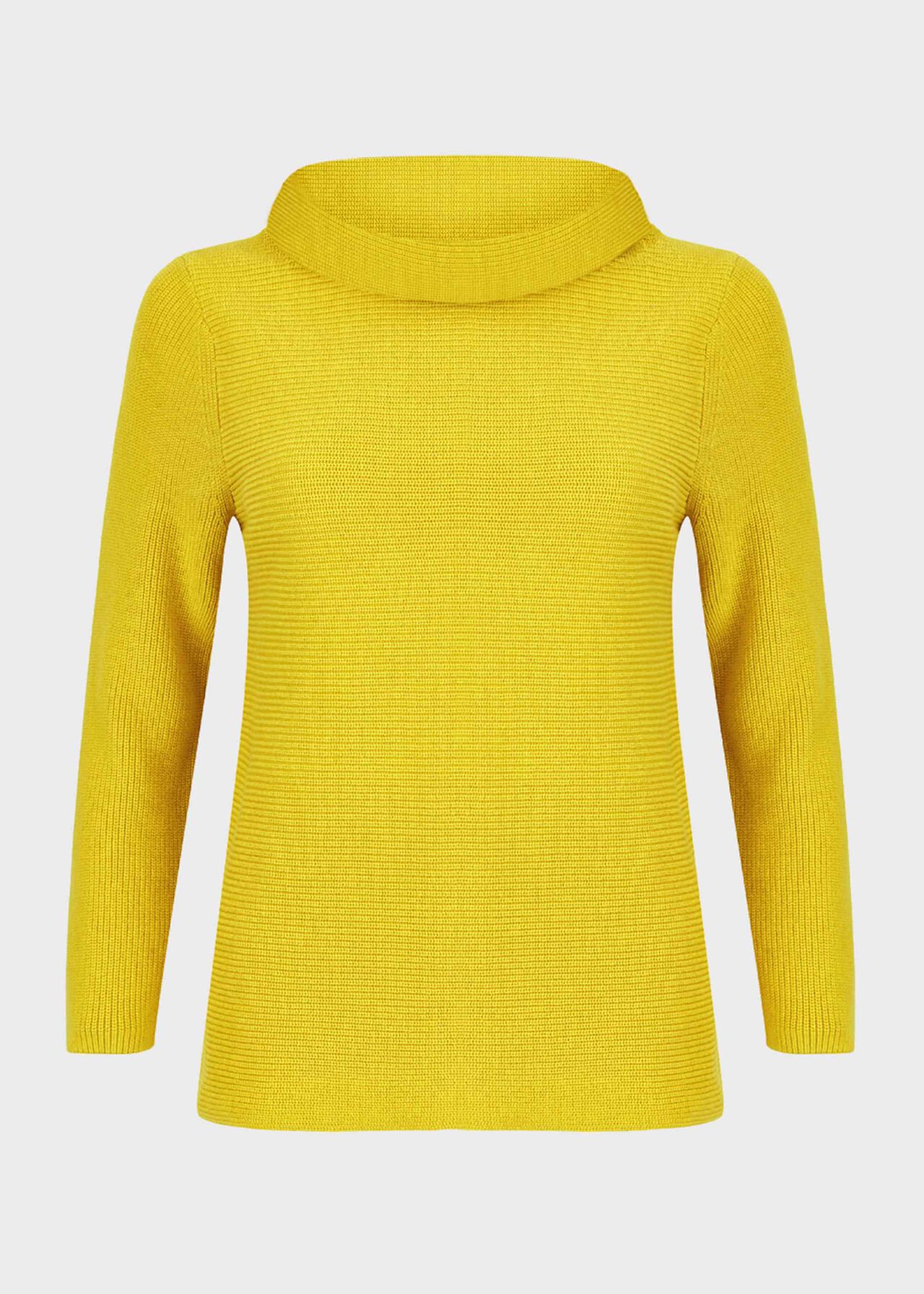 Isabella Cotton Sweater, Sulphur, hi-res