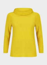 Isabella Cotton Sweater, Sulphur, hi-res