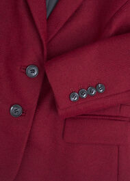Petite Hackness Wool Jacket, Red, hi-res