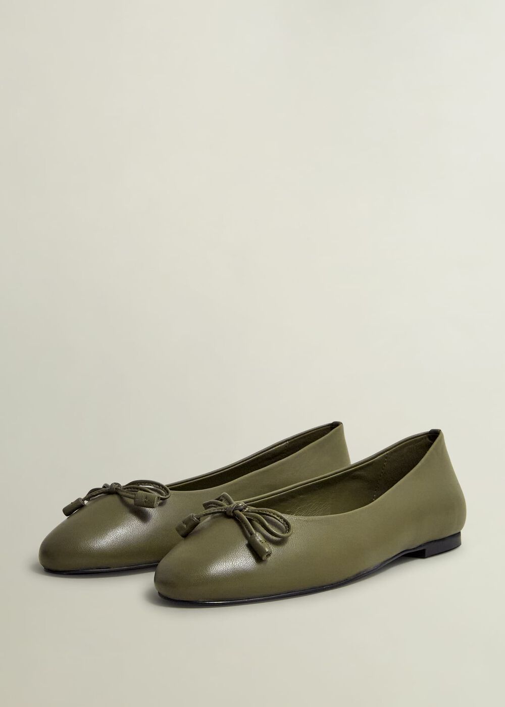 Priya Ballet Flats, Oregano Green, hi-res