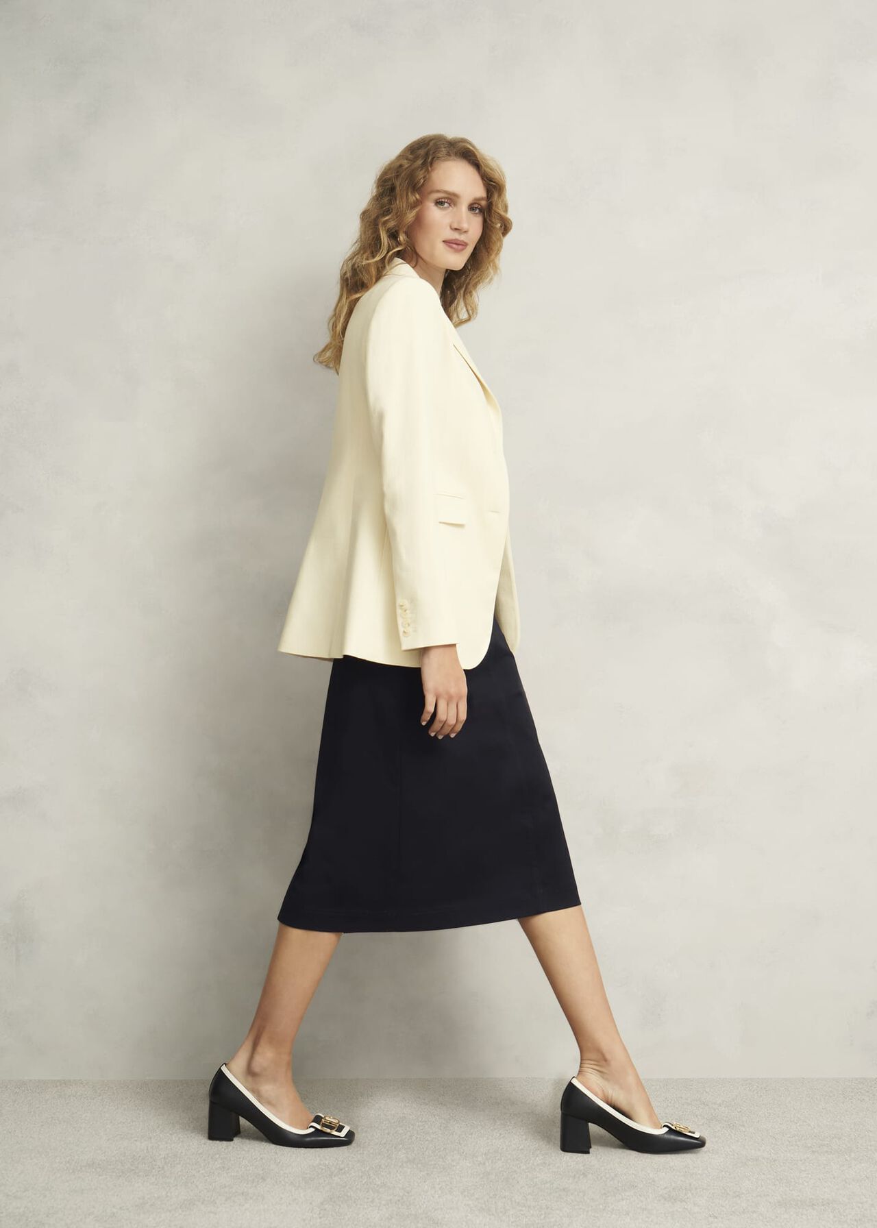 Hana Skirt, Hobbs Navy, hi-res