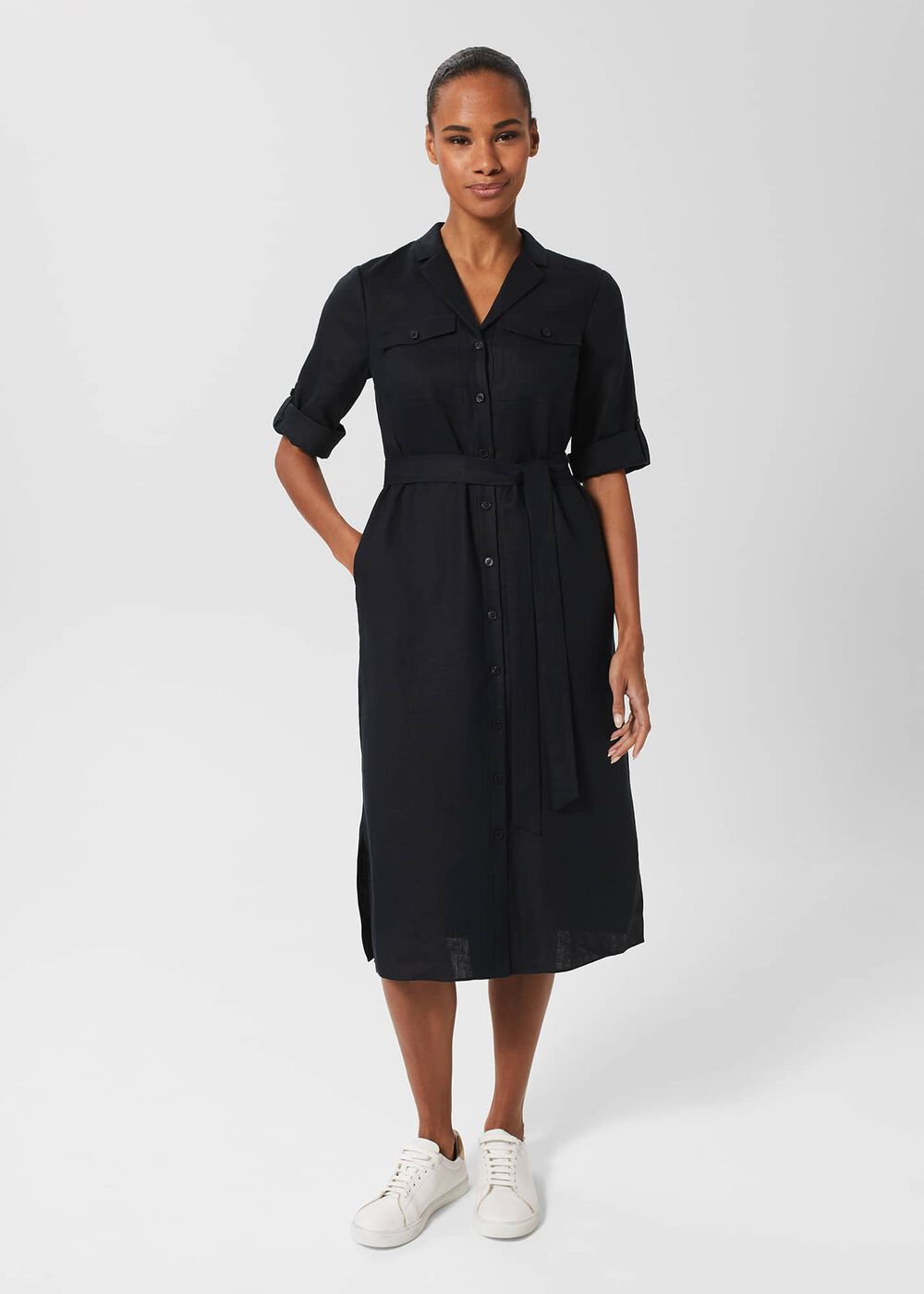 Lori Dress, Navy, hi-res