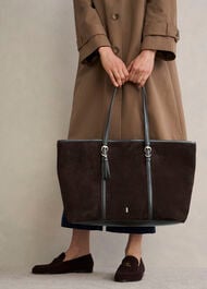 Kyra Tote Bag, Chocolate Brown, hi-res
