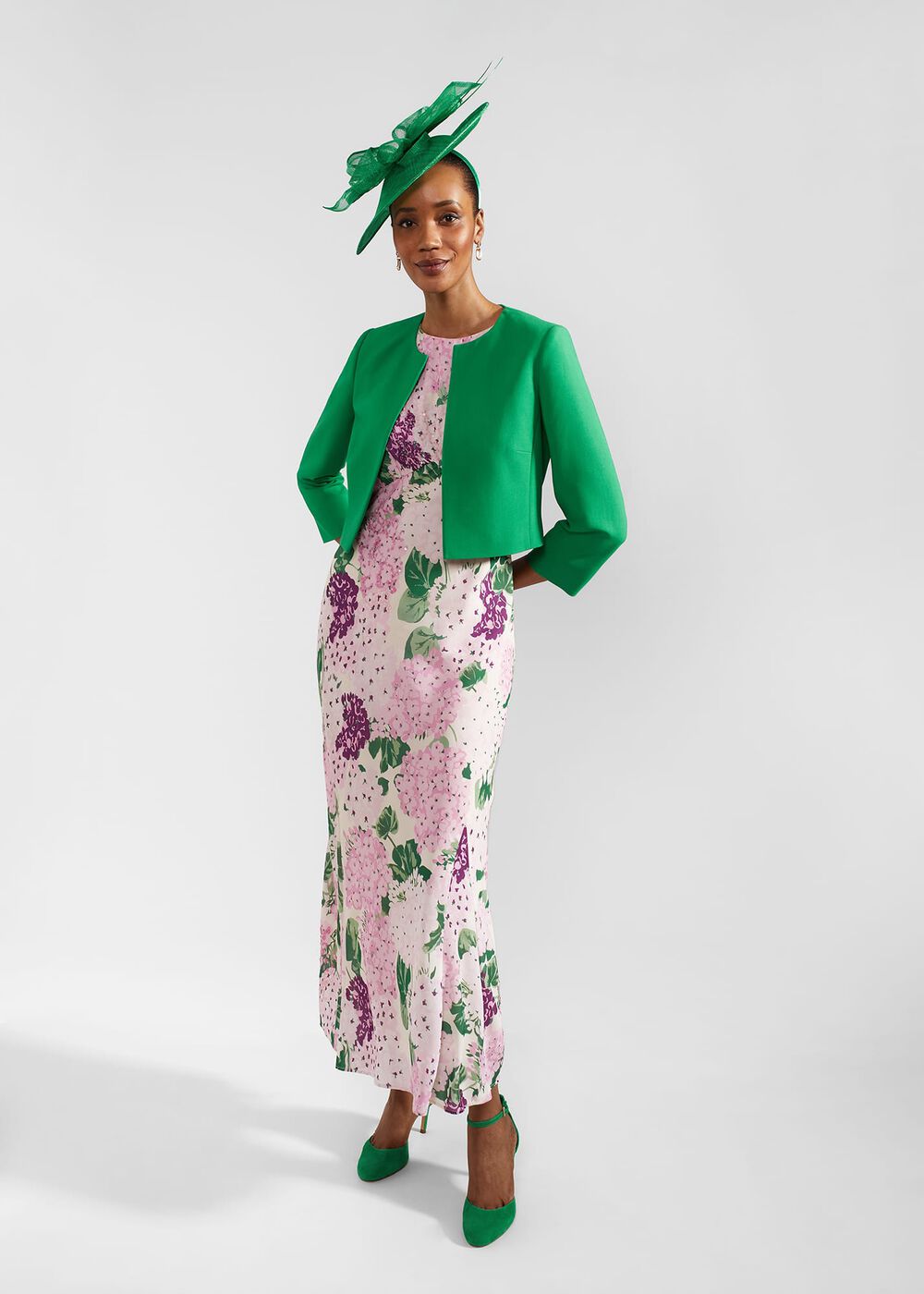 Petite Lalena Dress, Cream Multi, hi-res