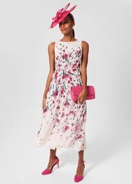 Freya Fascinator, Bright Pink, hi-res