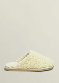 Gaia Slipper, Ivory, hi-res