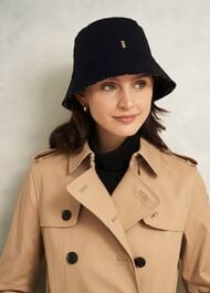 Zuri Reversible Hat, Black Camel, hi-res
