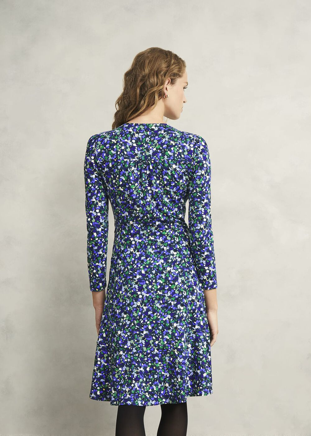 Demi Jersey Dress, Green Multi, hi-res