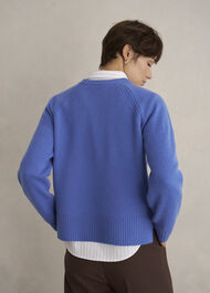 Morgan Sweater, Thistle Blue, hi-res