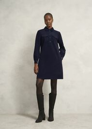 Lena Dress, True Navy, hi-res