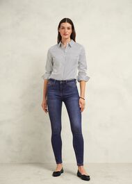 Gia Sculpting Jeans, Mid Wash, hi-res