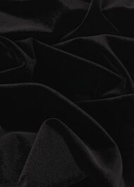 Melodie Velvet Shift Dress, Black, hi-res