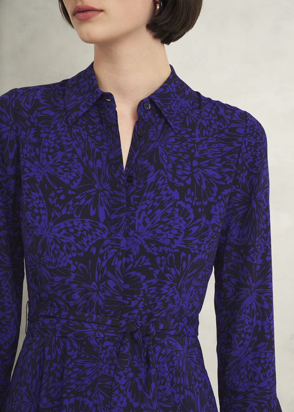 Petite Lainey Dress, Navy Blue, hi-res