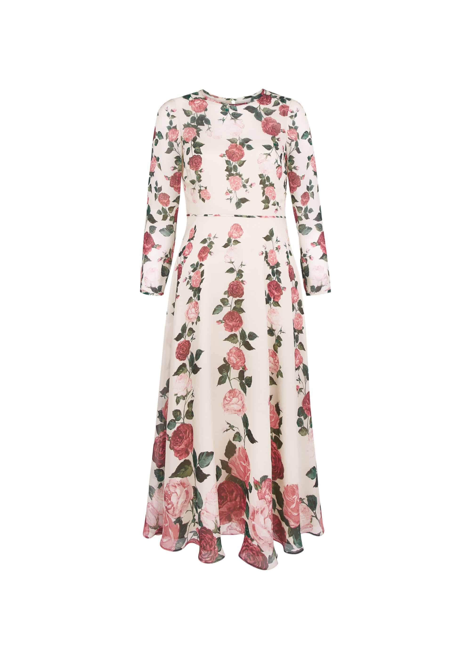 Victoria Rose Silk Dress | Hobbs