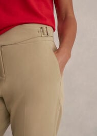 Leila Straight Leg Pants, Fawn Beige, hi-res