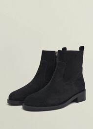 Georgie Ankle Boots, Black, hi-res