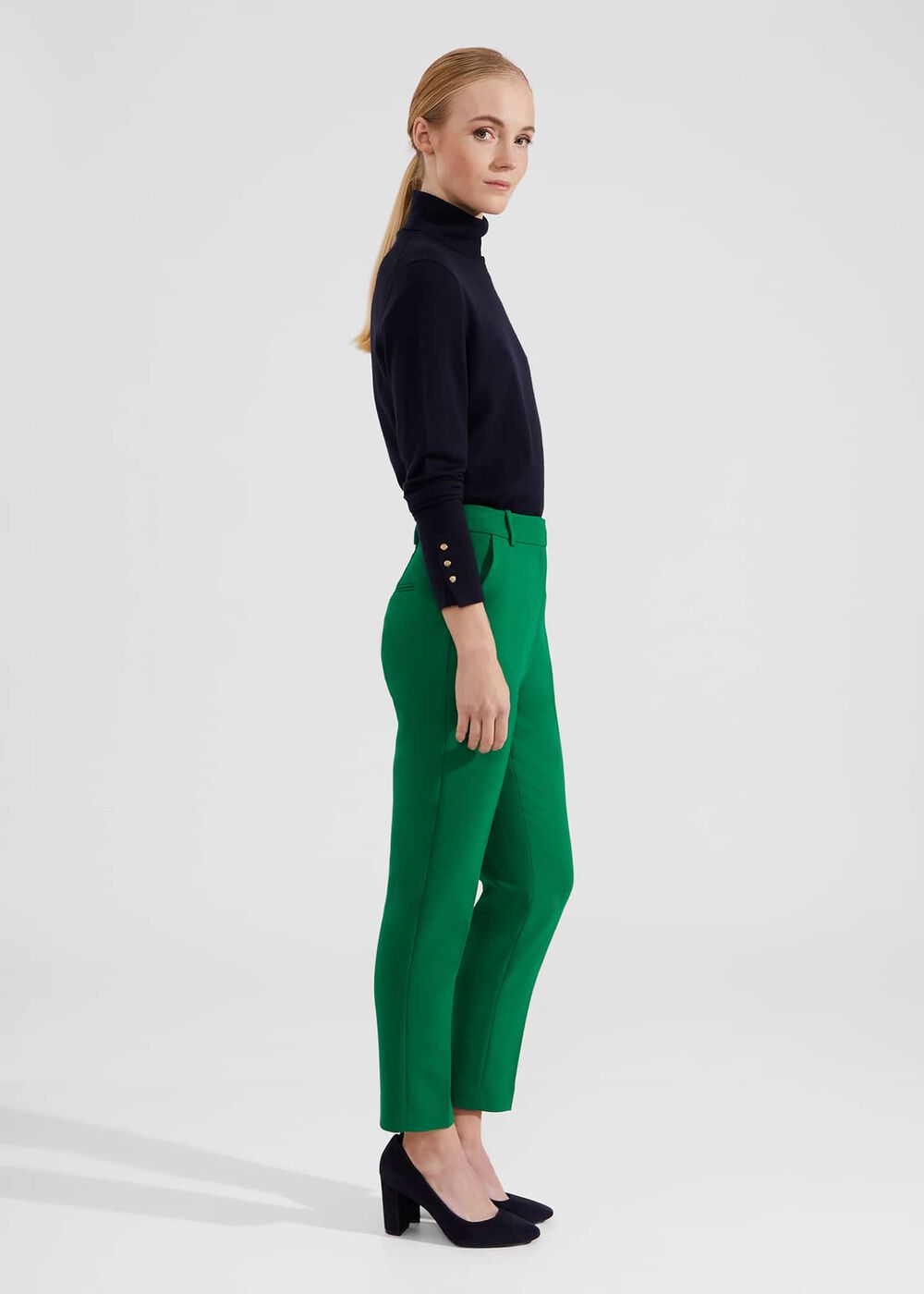 Petite Suki Pants, Malachite Green, hi-res
