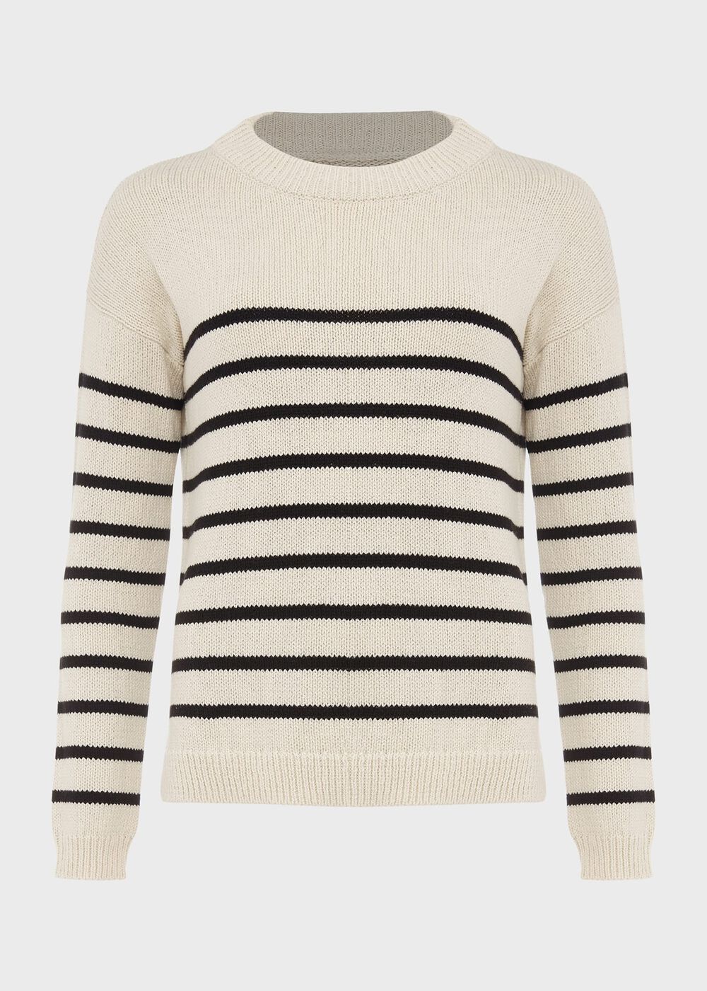 Everly Striped Jumper, Stone Black, hi-res