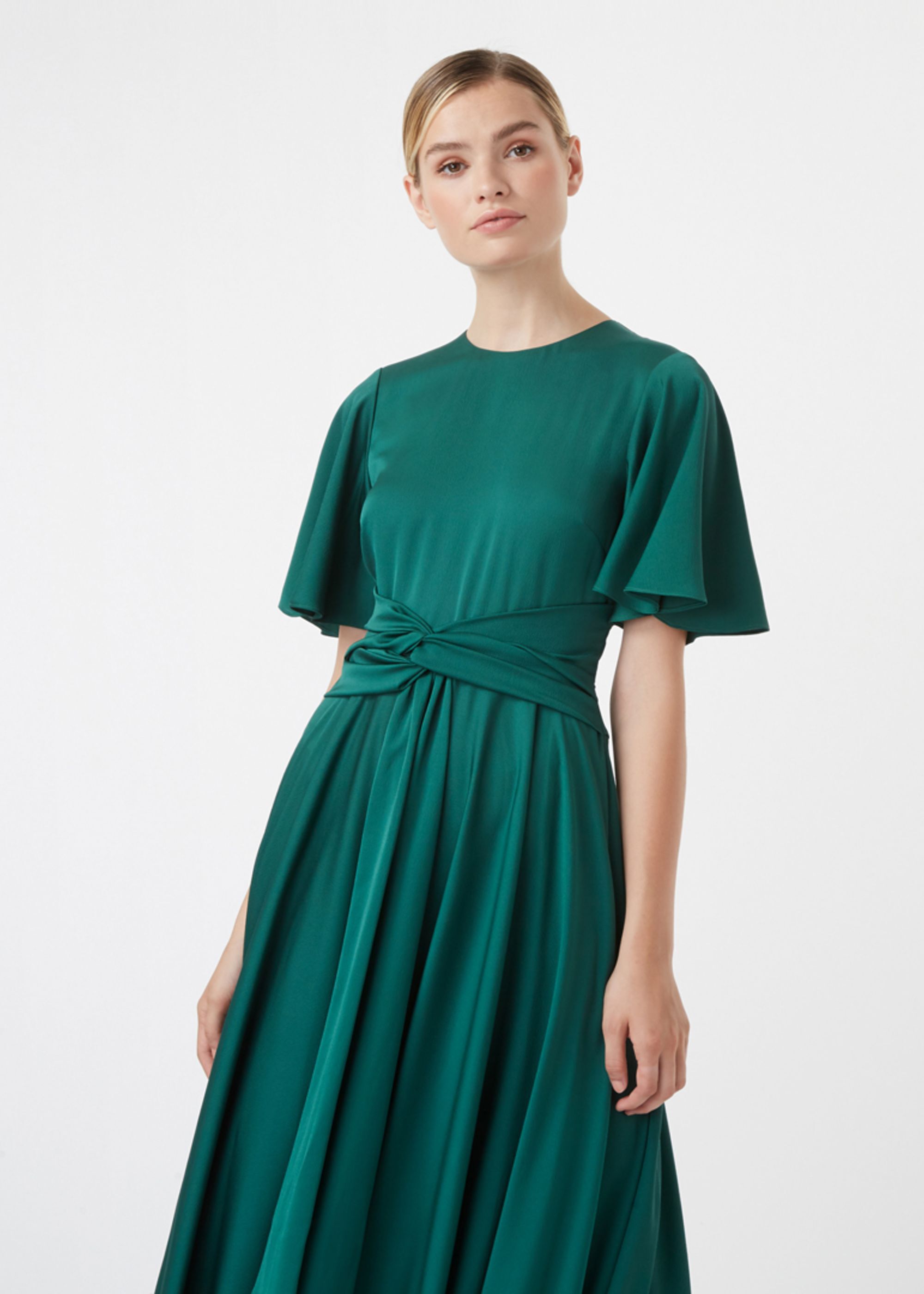 emerald casual dress