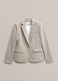 Chelsey Wool Blend Jacket, Neutral, hi-res