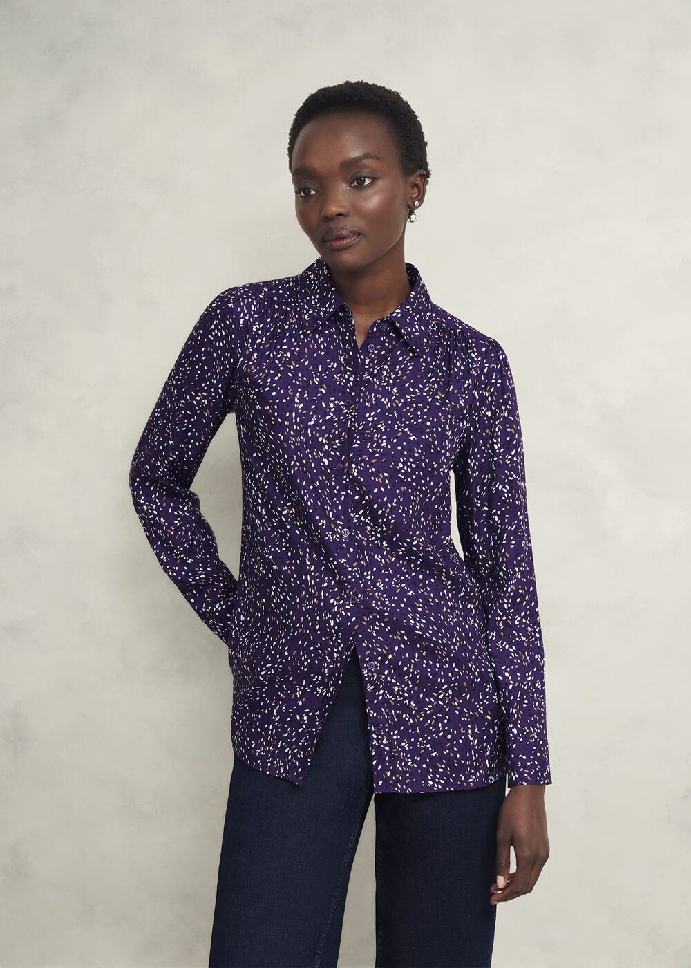 Kirsty Shirt, Purple Multi, hi-res