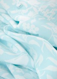 Petite Helen Dress, Blue Ivory, hi-res