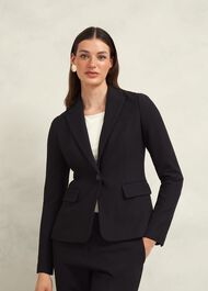 Petite Mia Jacket, Black, hi-res