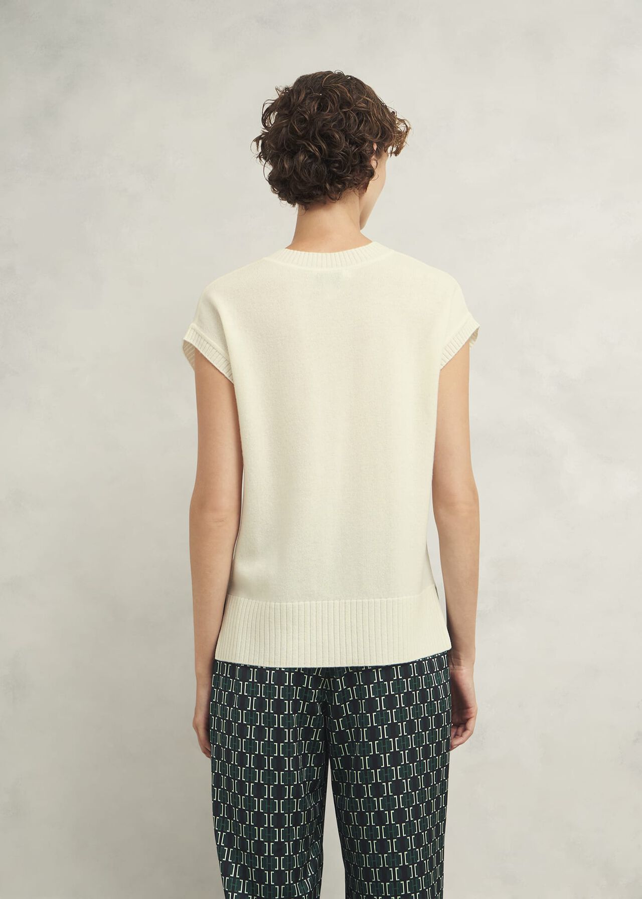 Brooksfirth Knit Tank Top, Warm Ivory, hi-res