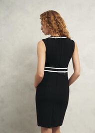 Petite Nory Dress, Black Ivory, hi-res