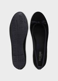 Flo Ballet Flats, Black, hi-res