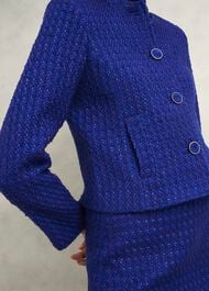Khloe Jacket With Wool, Cobalt, hi-res