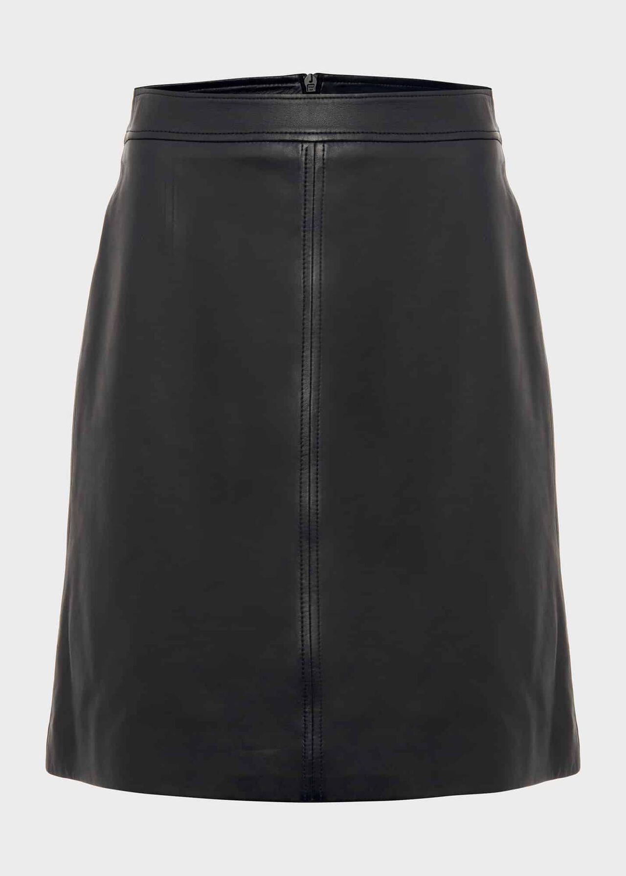 Buy Sosandar Black Leather A Line Skirt With Pockets from Next Canada