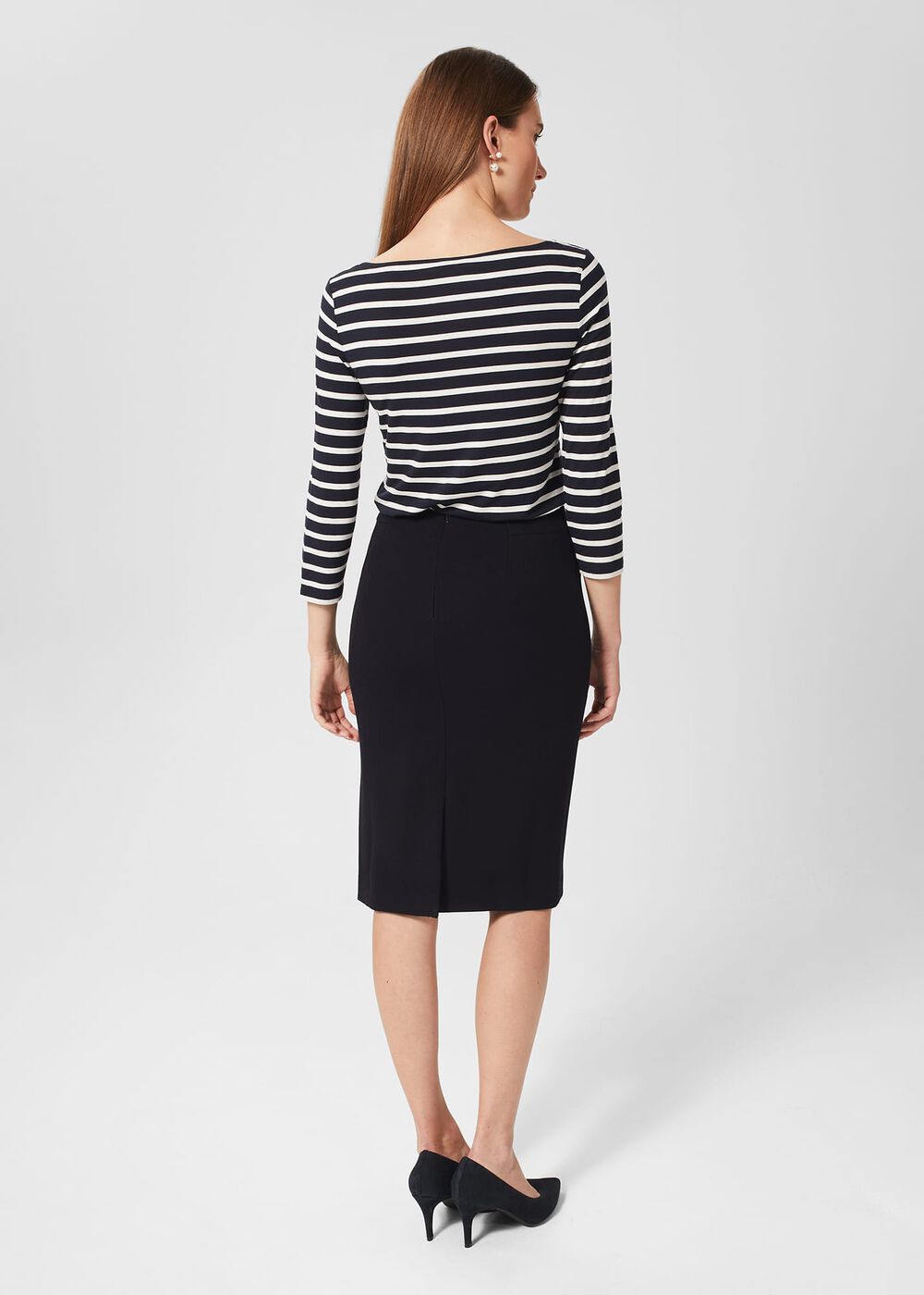 Petite Mia Skirt, Navy, hi-res