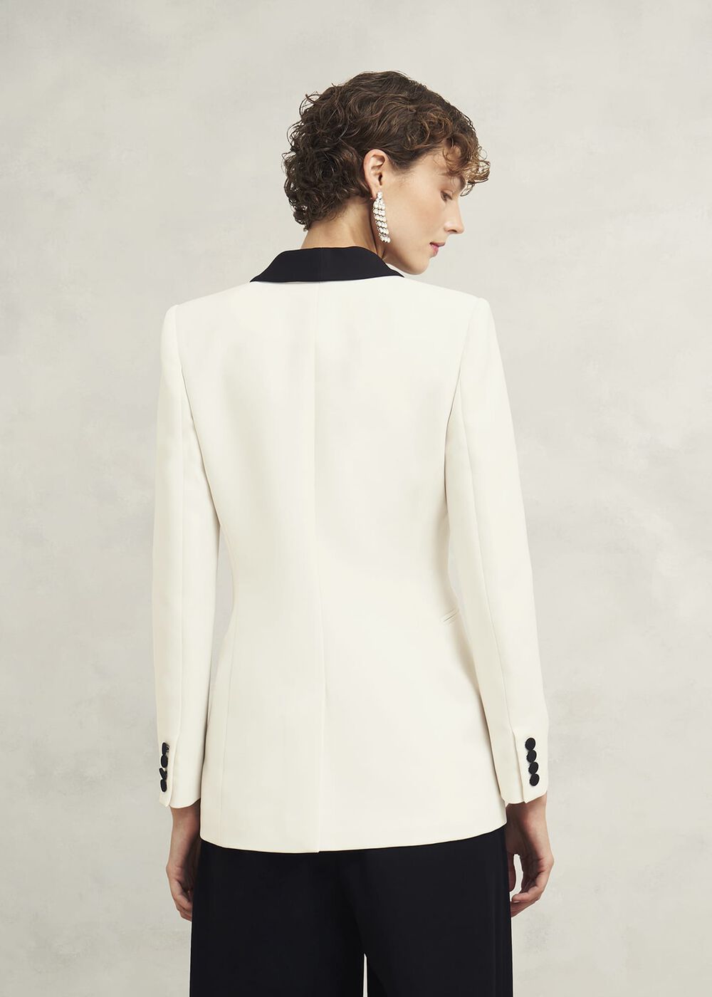 Charlecote Jacket, Ivory Black, hi-res