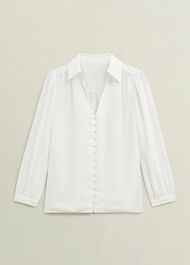 Madison Blouse, Ivory, hi-res