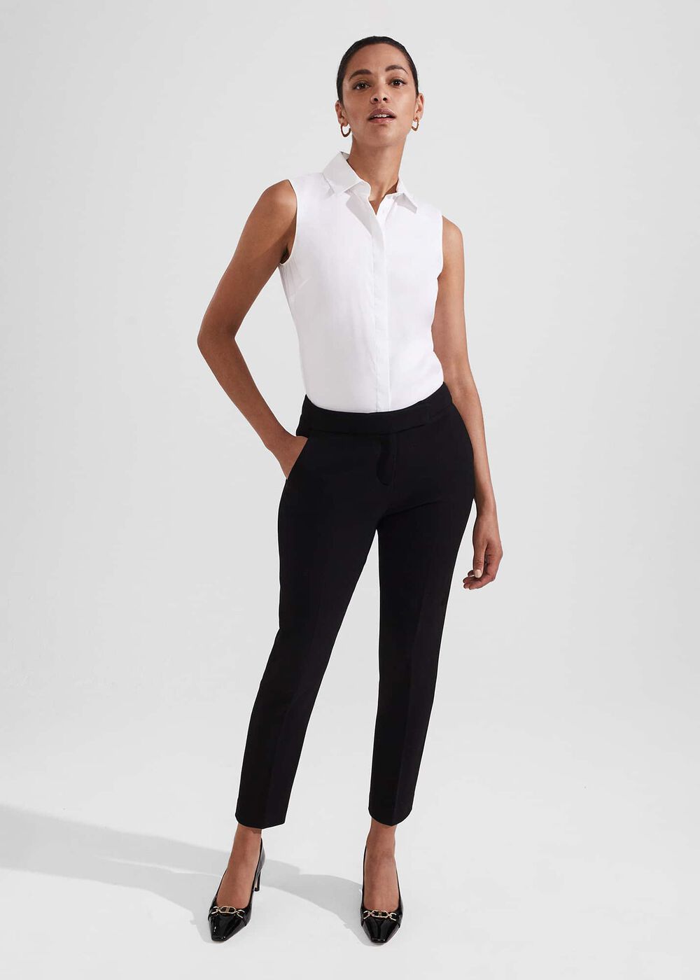 Petite Charley Pants, Black, hi-res