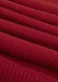 Delora Cashmere Roll Neck Sweater, Pomegranate Red, hi-res
