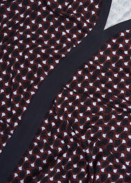 Zelia Printed Top, Navy Multi, hi-res