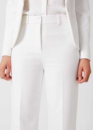 Natasha Wide Trousers, Ivory, hi-res