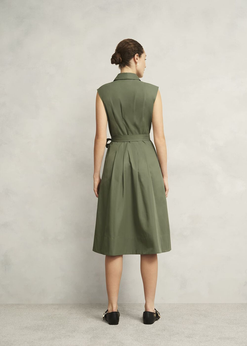 Sage Green Veronica Shirt Dress, Sage Green, hi-res