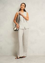 Groombridge Vest, Ivory Navy, hi-res