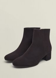 Evelyn Ankle Boots, Chocolate Brown, hi-res
