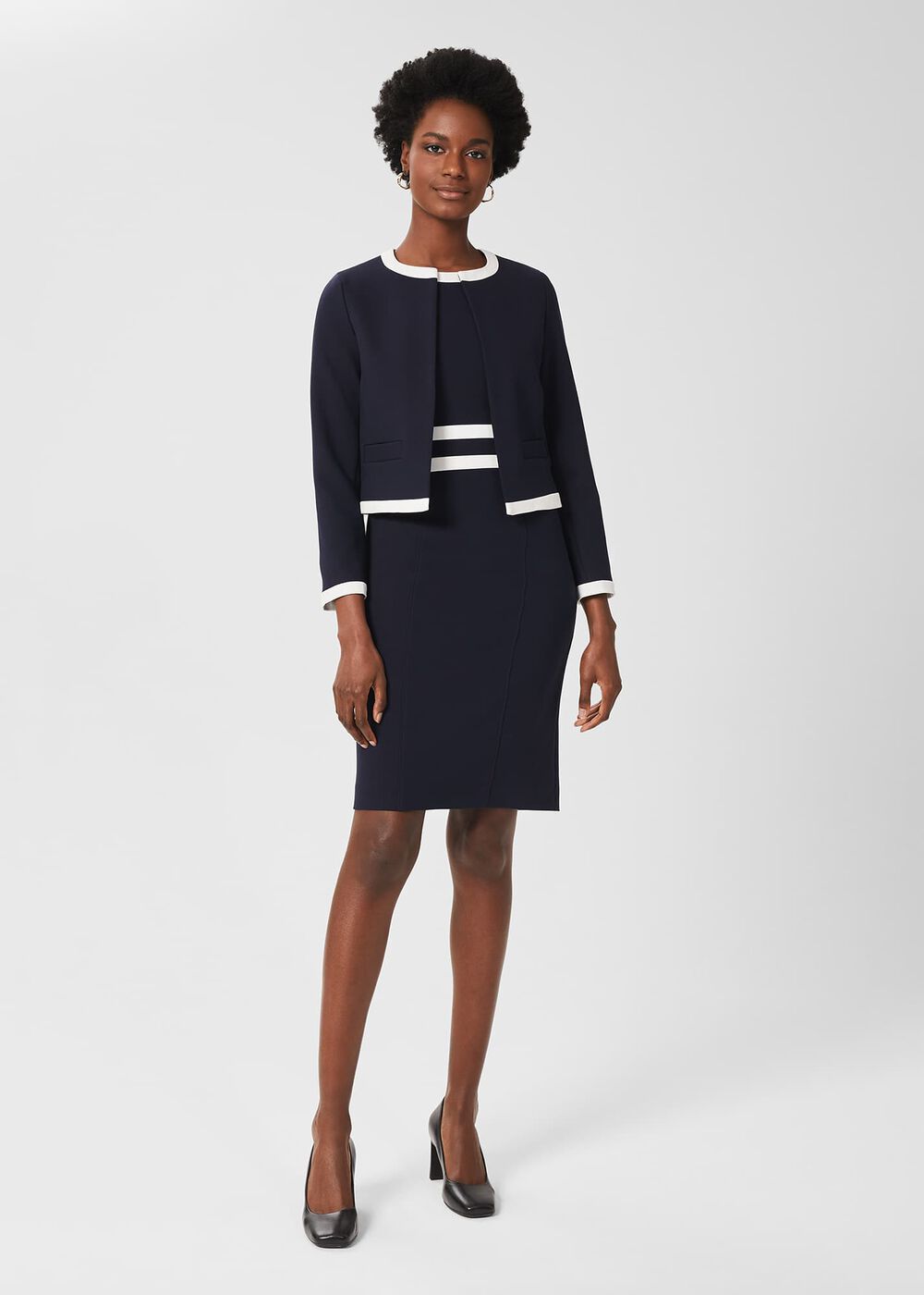 Candice Jacket, Navy Ivory, hi-res