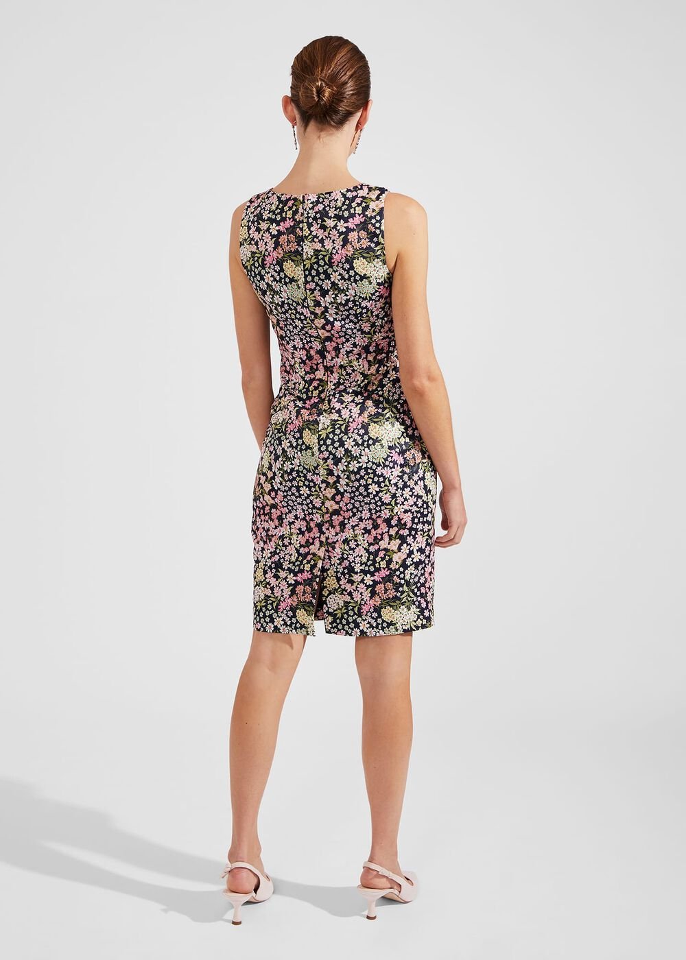 Moira Floral Shift Dress, Navy Multi, hi-res