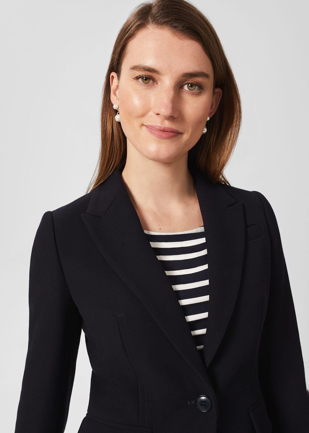 Petite Mia Jacket, Navy, hi-res