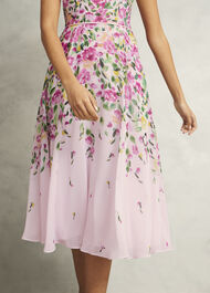 Petite Carly Dress, Pale Pink Multi, hi-res