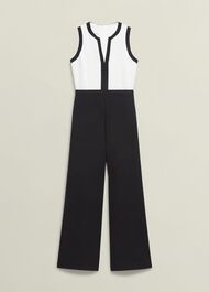 Mannington Jumpsuit, Black Ivory, hi-res