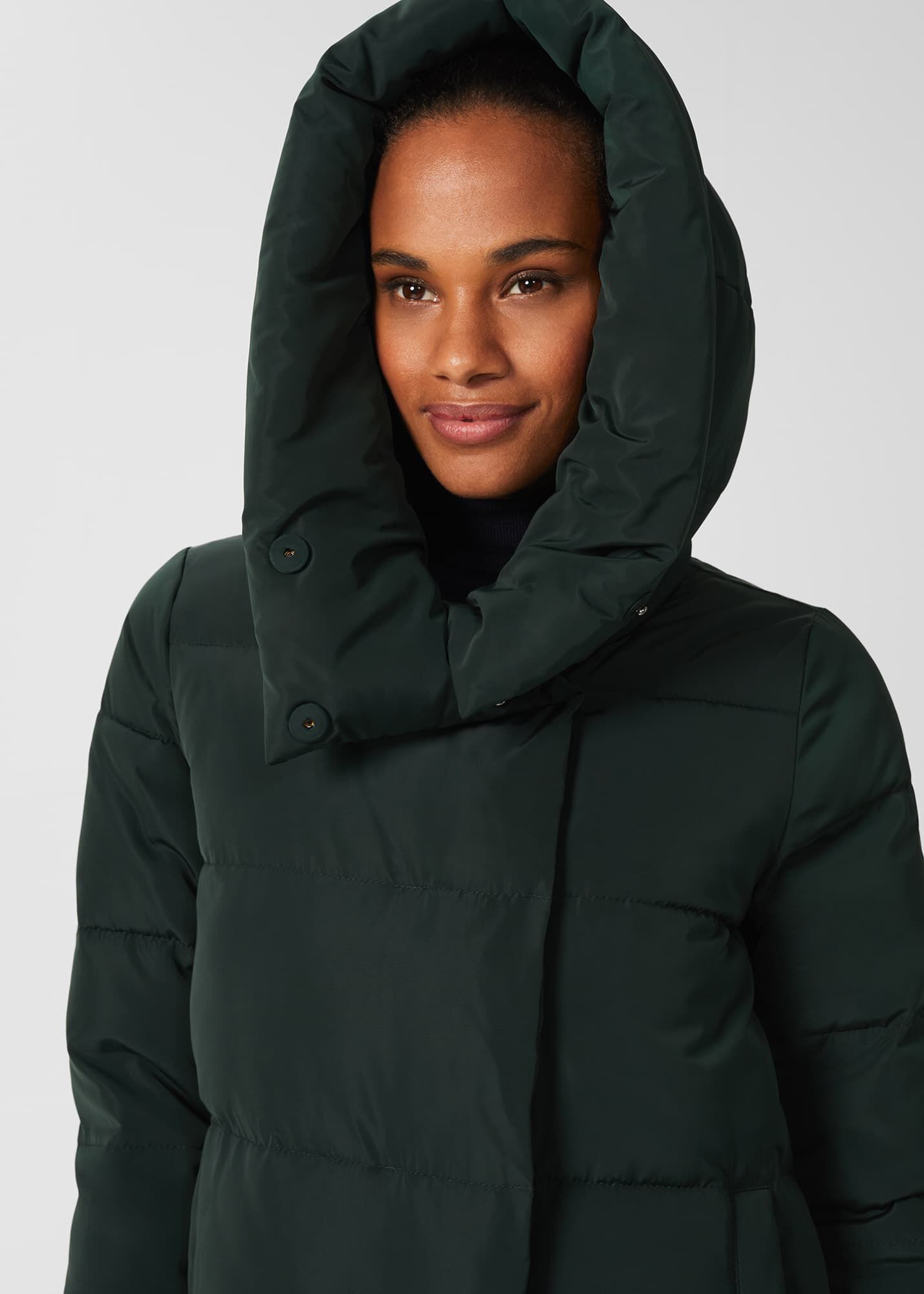 Heather Water Resistant Puffer Jacket 