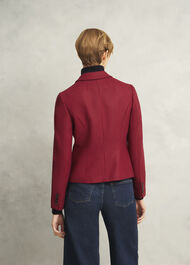 Petite Hackness Wool Jacket, Red, hi-res